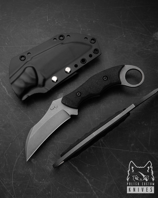 NÓŻ TAKTYCZNY EDC PRIMAL HUNTER G10 N690 BLACK LKW KNIVES