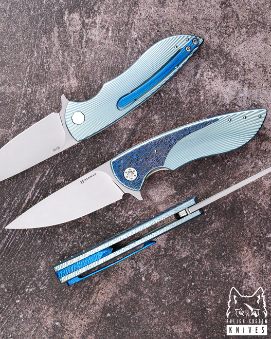 NÓŻ SKŁADANY FOLDER MICRO STING #0353 M390 HERMAN KNIVES