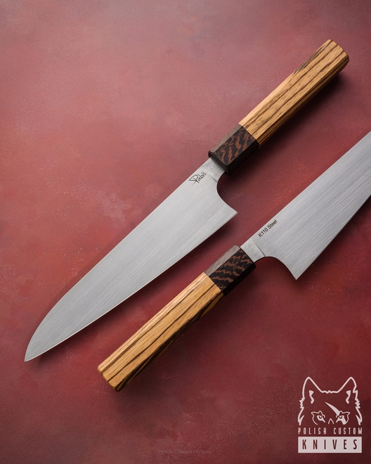 NÓŻ KUCHENNY GYUTO 190 6 D2 WENGE ZEBRANO PABIŚ