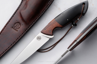 NÓŻ MYŚLIWSKI TAKTYCZNY SAURON 9 M390 MICARTA G-CUSTOM