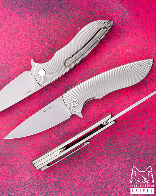 NÓŻ SKŁADANY FOLDER MICRO STING #0333 MAGNACUT HERMAN KNIVES