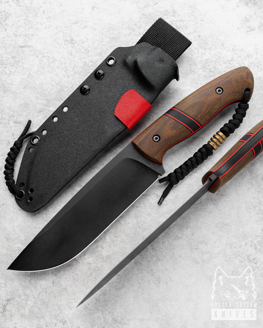 NÓŻ SURVIVALOWY WDOWA XL 14 NZ3 MICARTA TD