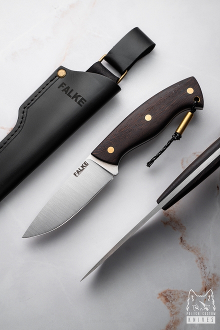 NÓŻ MYŚLIWSKI HUNTER STANDARD HS 390 K110 WENGE AFRYKAŃSKIE FALKE KNIVES