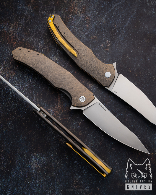 NÓŻ SKŁADANY FOLDER ISHTAR 569 LEWORĘCZNY M390 HERMAN KNIVES