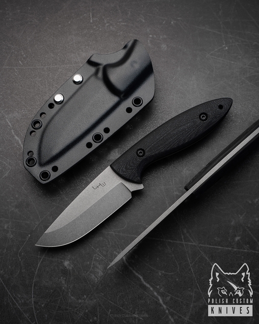 NÓŻ MYŚLIWSKI EDC BAD HUNTER N690 G10 LKW