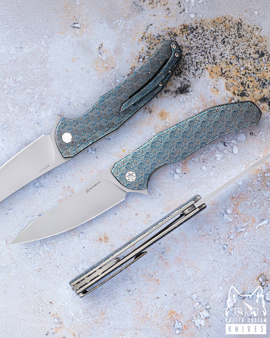 NÓŻ SKŁADANY FOLDER ISHTAR #0719 MAGNACUT TESSERACT HERMAN KNIVES