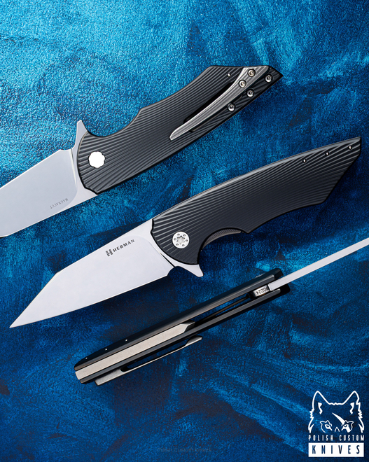 NÓŻ SKŁADANY FOLDER VESPERTILIO #0224 MAGNACUT OERLIKON DLC HERMAN KNIVES