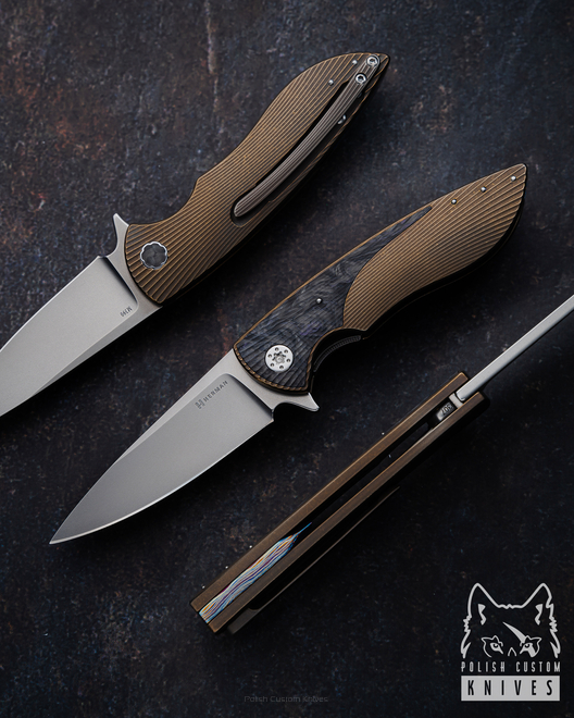 NÓŻ SKŁADANY FOLDER MICRO STING 307 M390 HERMAN KNIVES