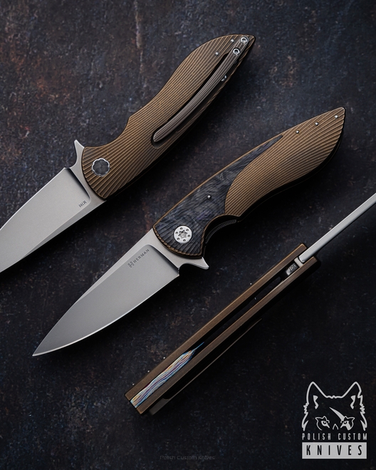 NÓŻ SKŁADANY FOLDER MICRO STING 307 M390 HERMAN KNIVES