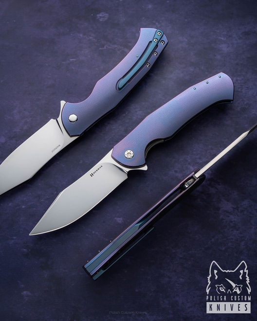 NÓŻ SKŁADANY FOLDER MANTIS #0336 MAGNACUT HERMAN KNIVES