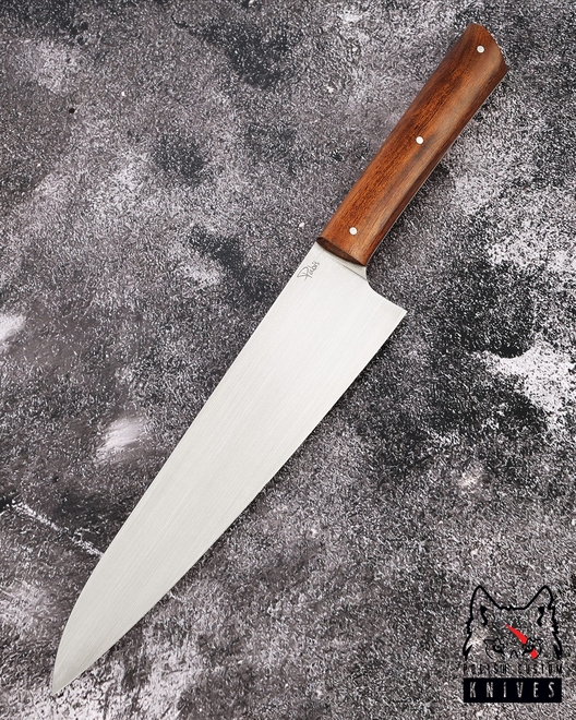 NÓŻ KUCHENNY CHEF 210 62 M390 IRONWOOD PABIŚ KNIVES