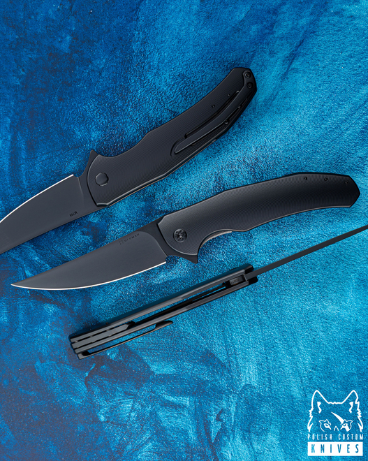 NÓŻ SKŁADANY FOLDER ISHTAR #0871 M398 OERLIKON DLC ( C0056 ) HERMAN KNIVES