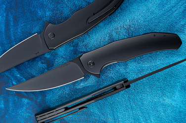 NÓŻ SKŁADANY FOLDER ISHTAR #0871 M398 OERLIKON DLC ( C0056 ) HERMAN KNIVES