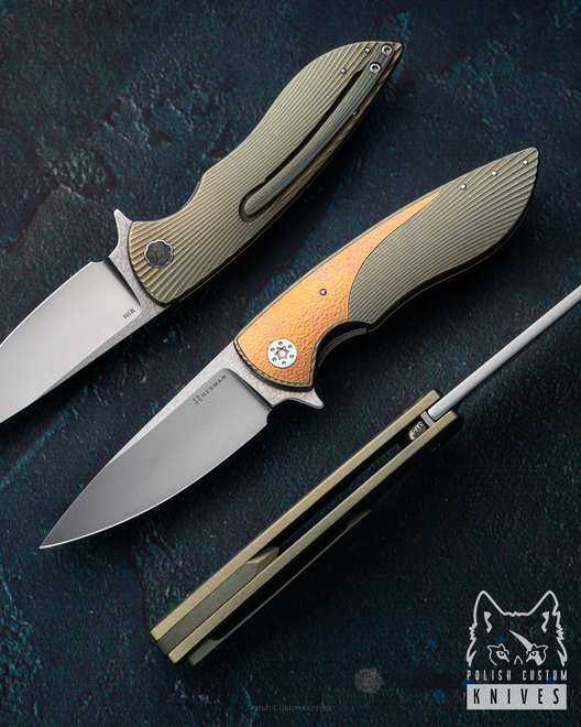 NÓŻ SKŁADANY FOLDER MICRO STING 315 M390 HERMAN KNIVES