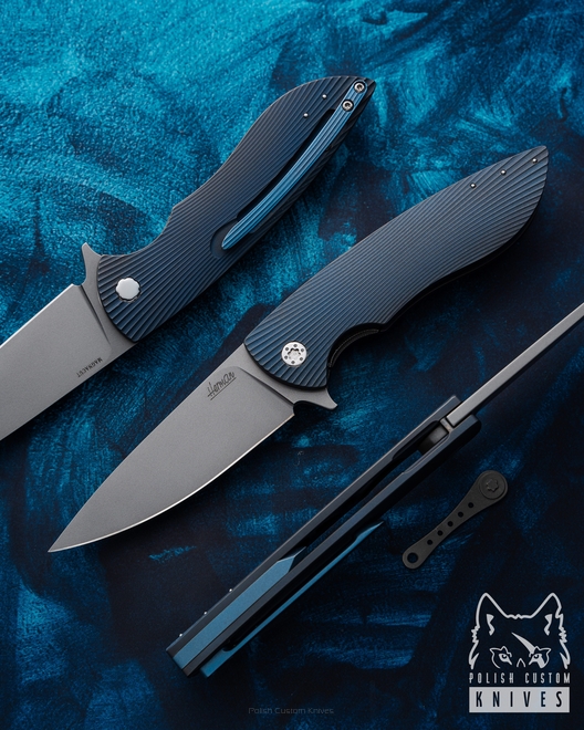 NÓŻ SKŁADANY FOLDER STING 369 CPM MAGNACUT HERMAN KNIVES