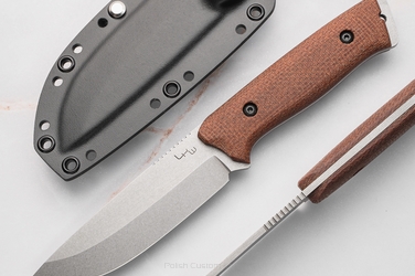 NÓŻ MYŚLIWSKI EDC FOX N690 MICARTA LKW