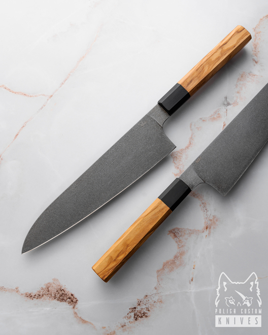 NÓŻ KUCHENNY GYUTO 210 16 NMV OLIWKA  PABIŚ KNIVES