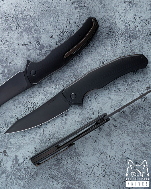 NÓŻ SKŁADANY FOLDER ISHTAR #0751 MAGNACUT DLC HERMAN KNIVES