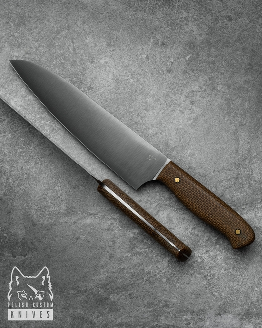 NÓŻ CHEF AEB-L MICARTA JUTA NATURALNA SJ