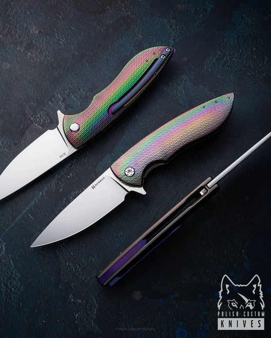 NÓŻ SKŁADANY FOLDER STING #0875 M390 OERLIKON HERMAN KNIVES