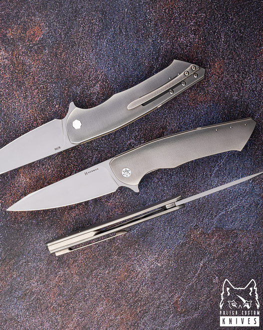NÓŻ SKŁADANY FOLDER SLIM #0705 M390 HERMAN KNIVES