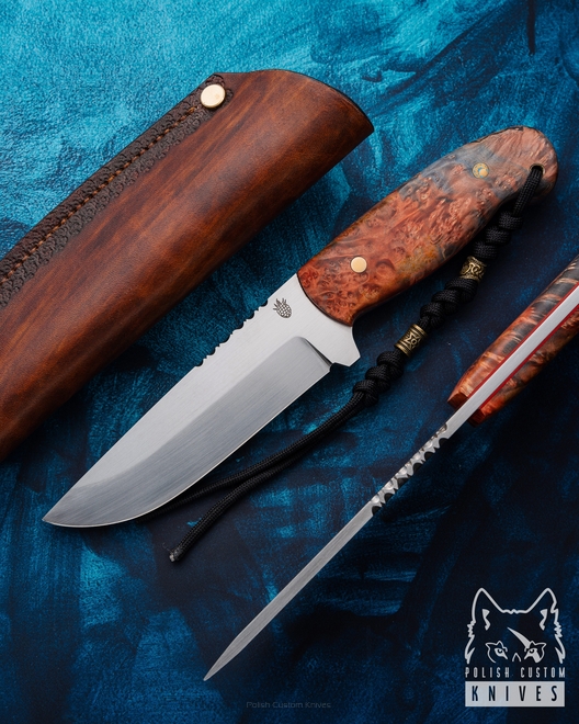 NÓŻ SURVIVALOWY MOSAIC ADVENTURE 1 K110 D2 DREWNO STABILIZOWANE  BM