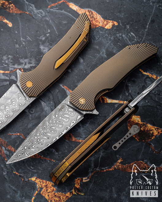 NÓŻ SKŁADANY FOLDER DRAGONFLY 2 DAMASTEEL