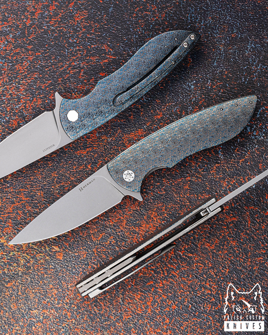 NÓŻ SKŁADANY FOLDER STING #0842 MAGNACUT TESSERACT HERMAN KNIVES