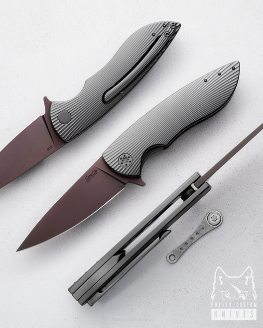 NÓŻ SKŁADANY FOLDER MICRO STING 172 M398 DLC HERMAN KNIVES