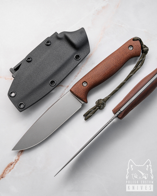 NÓŻ MYŚLIWSKI AGOR EDC 120 9 MICARTA N690 AK