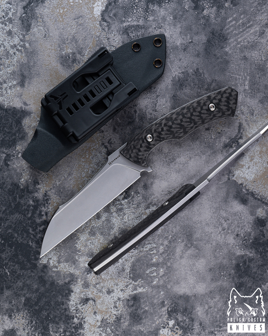 NÓŻ TAKTYCZNY SURVIVALOWY EDC LESHY V1 2 RWL34 HERMAN KNIVES