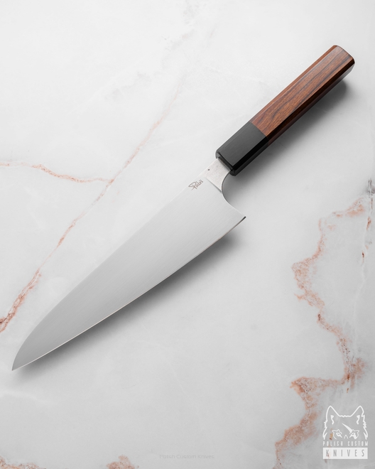 NÓŻ KUCHENNY GYUTO 210 23 ELMAX IRONWOOD PABIŚ KNIVES