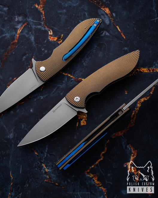 NÓŻ SKŁADANY FOLDER STING #0805 MAGNACUT HERMAN KNIVES