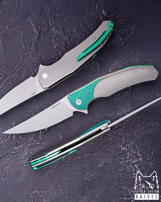 NÓŻ SKŁADANY FOLDER ISHTAR #0807 M390  HERMAN KNIVES