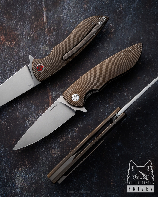 NÓŻ SKŁADANY FOLDER MICRO STING 263 M390 HERMAN KNIVES