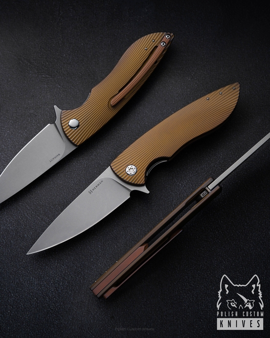 NÓŻ SKŁADANY FOLDER STING #0728 MAGNACUT HERMAN KNIVES
