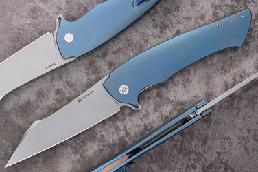 NÓŻ SKŁADANY FOLDER OVIUM GENERACJA 2 #0081 MAGNACUT HERMAN KNIVES