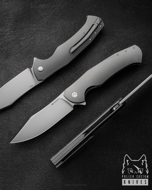 NÓŻ SKŁADANY FOLDER MANTIS 192 M390 HERMAN KNIVES