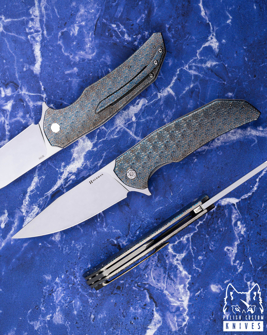 NÓŻ SKŁADANY FOLDER DRAGONFLY #0373 M390 TESSERACT HERMAN KNIVES