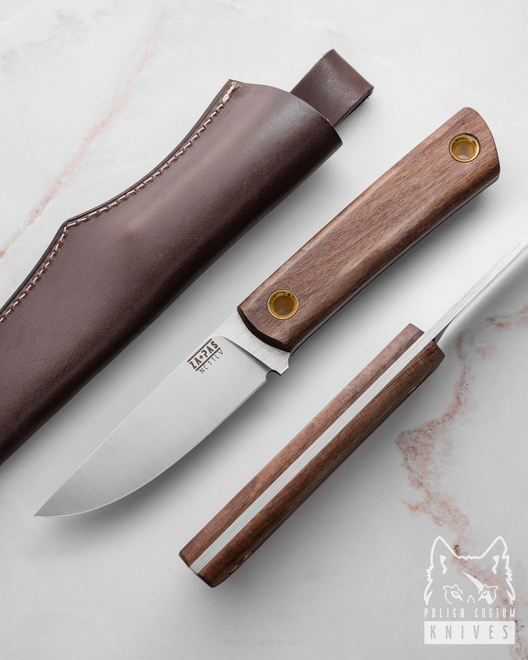 NÓŻ MYŚLIWSKI EDC EC95 1 NC11LV D2 ORZECH AMERYKAŃSKI ZA-PAS KNIVES