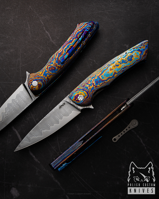 NÓŻ SKŁADANY FOLDER SLIM 3 GRIMAKO TIMASCUS HERMAN