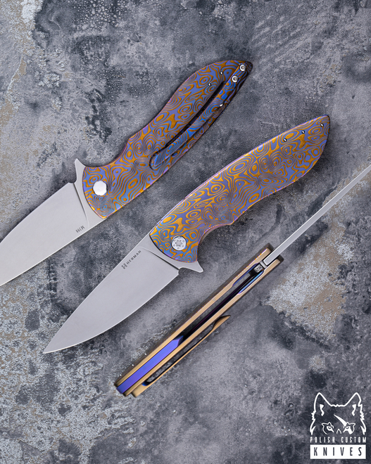 NÓŻ SKŁADANY FOLDER STING 626 M398 HERMAN KNIVES