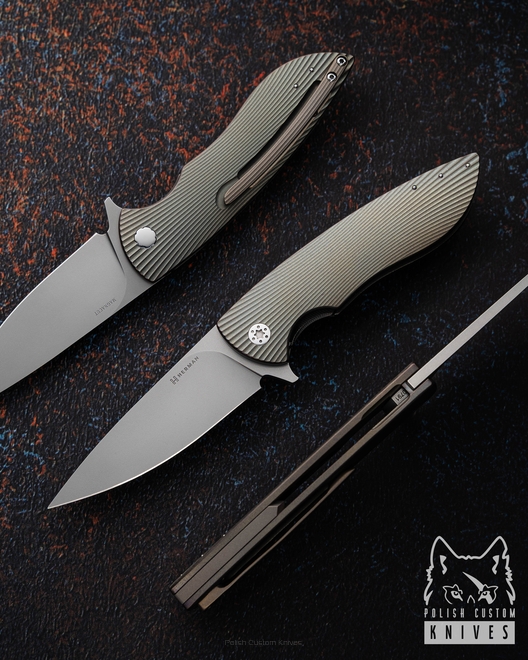 NÓŻ SKŁADANY FOLDER STING #0791 MAGNACUT HERMAN KNIVES