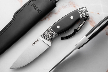 NÓŻ MYŚLIWSKI HUNTER INDIVIDUAL H317 N690 CZARNE G10 FALKE KNIVES
