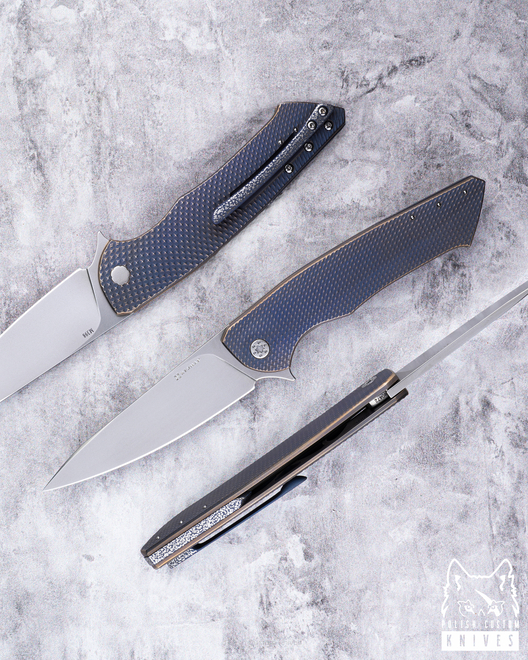 NÓŻ SKŁADANY FOLDER SLIM 472 M398 HERMAN KNIVES