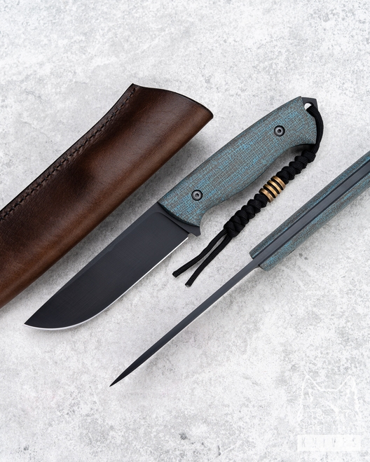 NÓŻ SURVIVALOWY RATEL II MICARTA PATYNOWA MIEDŹ 3