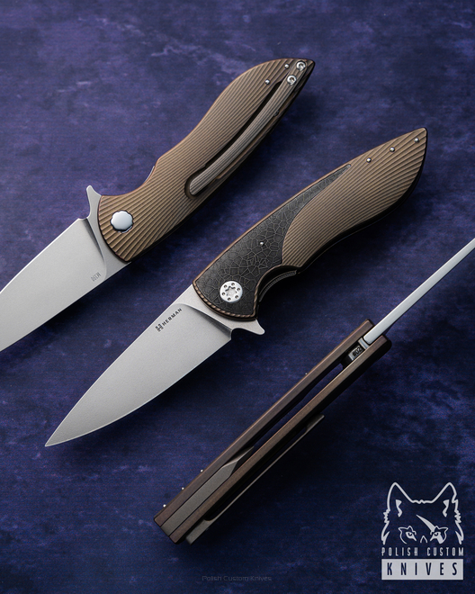 NÓŻ SKŁADANY FOLDER MICRO STING 269 M390 HERMAN KNIVES