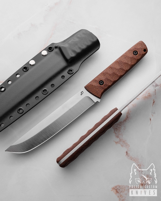 DUŻY NÓŻ SURVIVALOWY TAKTYCZNY TANTO 1 MICARTA O2 RATO KNIVES