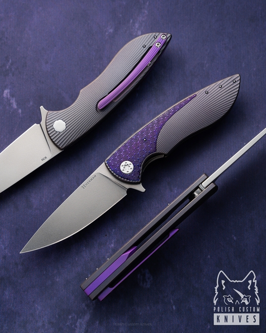 NÓŻ SKŁADANY FOLDER MICRO STING 248 M390 HERMAN KNIVES