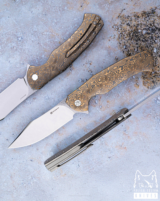 NÓŻ SKŁADANY FOLDER MANTIS #0334 MAGNACUT HERMAN KNIVES